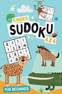 Kinder Sudoku - 4x4 - für Beginner