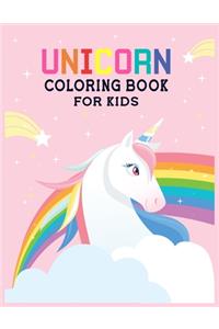 Unicorn coloring book for kids