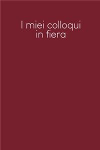 I miei colloqui in fiera