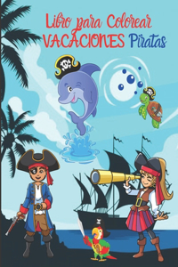 Libro para Colorear VACACIONES Piratas