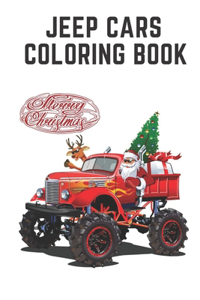 Chritmas Jeep Cars Coloring Book