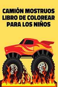 Camión Mostruos Libro De Colorear Para Los Niños