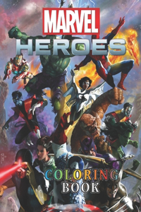MARVEL Super Heroes coloring book