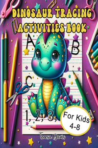 Dinosaur Tracing Activities Book