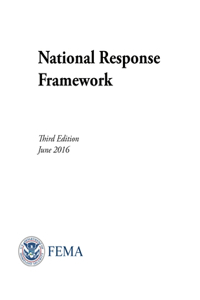 National Response Framework (3rd Edition)