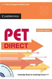 PET Direct Teacher's Book with Class Audio Cd