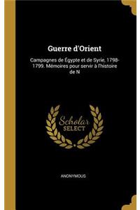 Guerre d'Orient