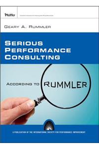 Serious Performance Consulting According to Rummler