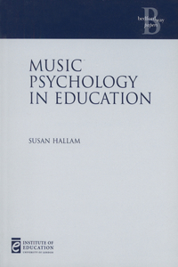 Music Psychology in Education