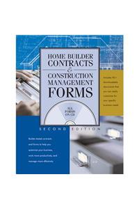 Home Builder Contracts and Construction Management Forms