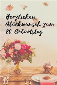 Herzlichen Glückwunsch zum 80. Geburtstag