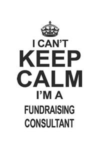 I Can't Keep Calm I'm Fundraising Consultant