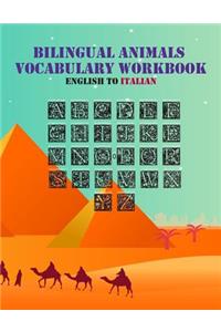 Bilingual animals vocabulary workbook
