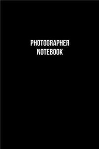 Photographer Notebook - Photographer Diary - Photographer Journal - Gift for Photographer