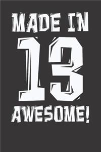 Made in 13 awesome Notebook Journal