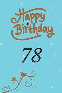 Happy birthday 78
