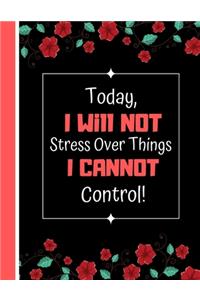 Today, I Will Not Stress Over Things I Cannot Control!