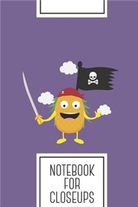 Notebook for Closeups