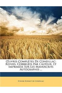 OEuvres Complètes De Condillac