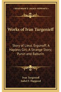 Works of Ivan Turgenieff