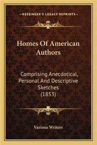 Homes of American Authors