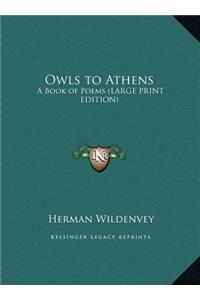 Owls to Athens