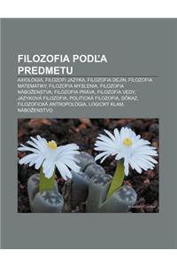 Filozofia Pod a Predmetu