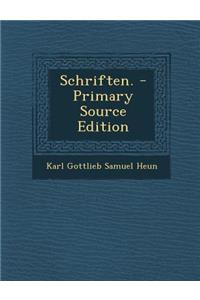 Schriften.