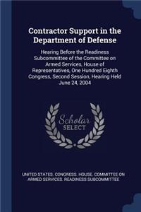 Contractor Support in the Department of Defense