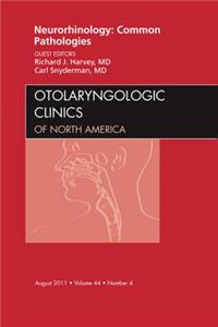 Neurorhinology: Common Pathologies, an Issue of Otolaryngologic Clinics