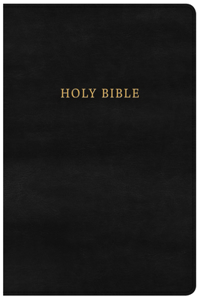 KJV Large Print Personal Size Reference Bible, Classic Black LeatherTouch
