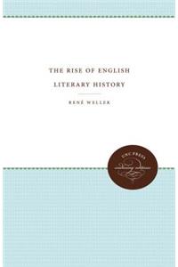 The Rise of English Literary History