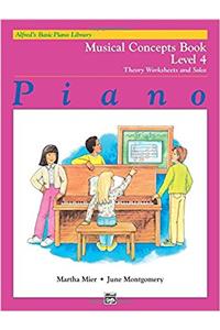 Alfred's Basic Piano Library Musical Concepts, Bk 4