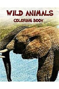 Wild Animals Coloring Book