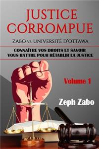 Justice corrompue, Zabo vs. Université d'Ottawa