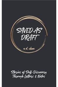 Saved as Draft