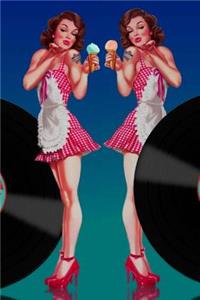 Lovely American Pin-Up Girl Journal