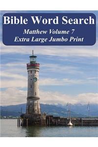 Bible Word Search Matthew Volume 7