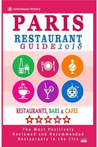 Paris Restaurant Guide 2018