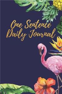 One Sentence Daily Journal