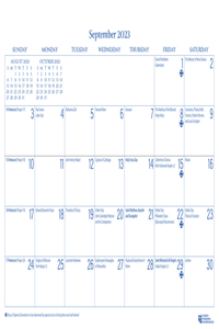2024 Parish Wall Calendar