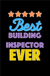Best Building Inspector Evers Notebook - Building Inspector Funny Gift