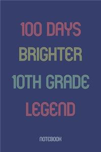 100 Days Brighter 10th Grade Legend