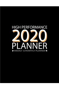 High Performance 2020 Planner Full-Year