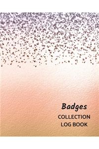 Badges Collection Log Book