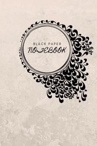 Black Paper Notebook