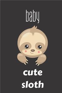 baby cute sloth