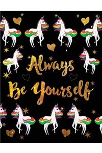 2020 Planner Unicorn Always Be Yourself Patterns