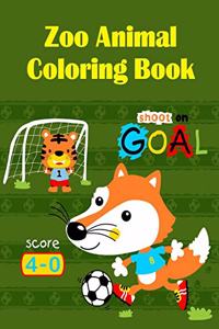Zoo Animal Coloring Book