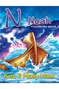 N Is for Noah Coloring Book